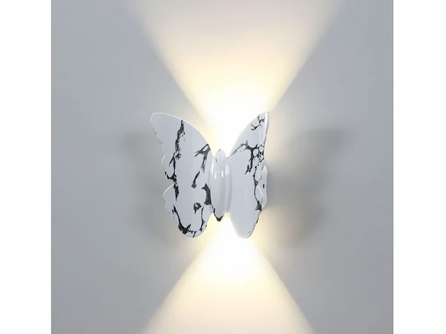 8 x farfalina wandlamp zwart wit - afbeelding 3 van  8