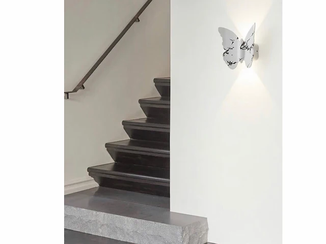 8 x farfalina wandlamp zwart wit - afbeelding 4 van  8