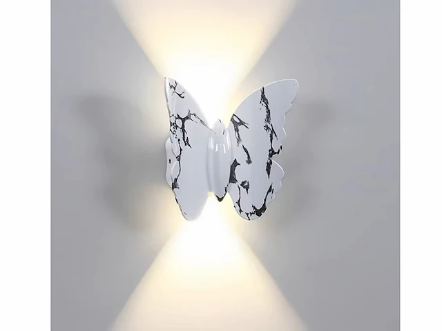 8 x farfalina wandlamp zwart wit - afbeelding 6 van  8