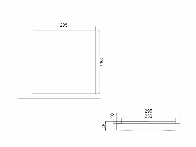 8 x gt atla plafond led lamp zwart - afbeelding 3 van  4