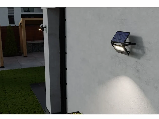 8 x gt lumino solar breedstraler + pir - afbeelding 8 van  9