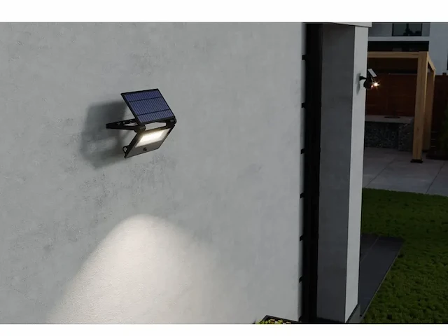 8 x gt lumino solar breedstraler + pir - afbeelding 1 van  7