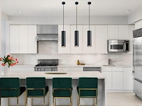 8 x gu10 decoratief hanglamp cilinder 24cm zand zwart - afbeelding 2 van  5