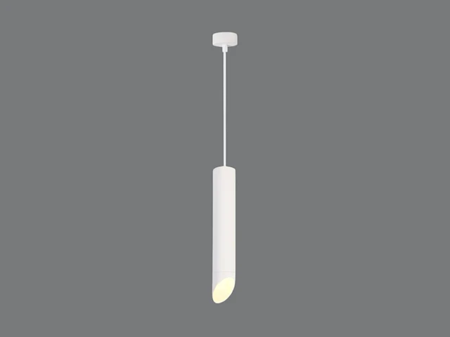 8 x gu10 decoratief hanglamp cilinder zand wit 30cm - afbeelding 3 van  3