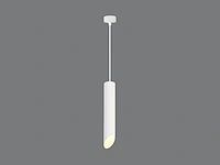 8 x gu10 decoratief hanglamp cilinder zand wit 30cm - afbeelding 3 van  3