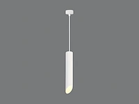 8 x gu10 decoratief hanglamp cilinder zand wit 30cm - afbeelding 3 van  3