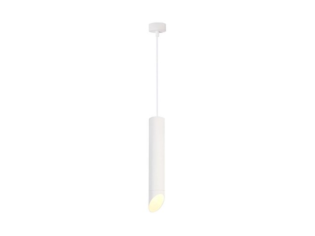 8 x gu10 decoratief hanglamp cilinder zand wit 30cm - afbeelding 1 van  3