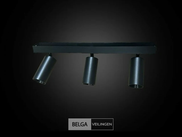 8 x gu10 opbouwarmatuur – 3 draaibare spots – zwart – aluminium – draaibaar 350°/70° – ip20 - afbeelding 4 van  6