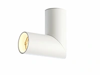 8 x gu10 opbouwspot armatuur cilinder zand wit draaibaar - afbeelding 2 van  6