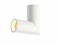 8 x gu10 opbouwspot armatuur cilinder zand wit draaibaar - afbeelding 1 van  6