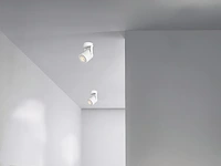 8 x gu10 opbouwspot armatuur cilinder zand wit draaibaar - afbeelding 2 van  4