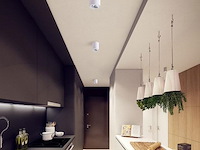 8 x gu10 opbouwspot armatuur cilinder zand wit kantelbaar 8,4cm - afbeelding 4 van  7