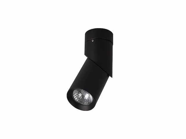 8 x gu10 opbouwspot armatuur cilinder zand zwart draaibaar - afbeelding 3 van  6