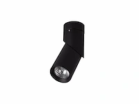 8 x gu10 opbouwspot armatuur cilinder zand zwart draaibaar - afbeelding 3 van  6