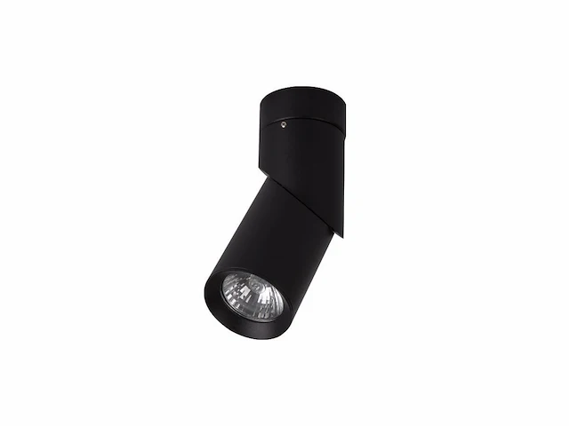 8 x gu10 opbouwspot armatuur cilinder zand zwart draaibaar - afbeelding 3 van  6