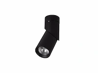 8 x gu10 opbouwspot armatuur cilinder zand zwart draaibaar - afbeelding 3 van  6