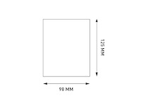 8 x gu10 opbouwspot armatuur rechthoekig wit kantelbaar 12,5cm - afbeelding 6 van  6