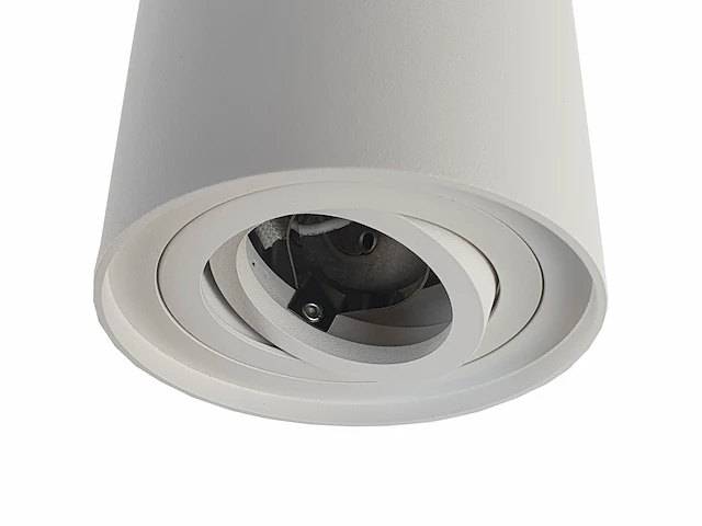 8 x gu10 opbouwspot armatuur wit kantelbaar 12,5cm - afbeelding 5 van  7