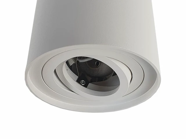 8 x gu10 opbouwspot armatuur wit kantelbaar 12,5cm - afbeelding 5 van  7