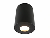 8 x gu10 waterdicht opbouwspot armatuur zwart 9,5cm - afbeelding 1 van  5