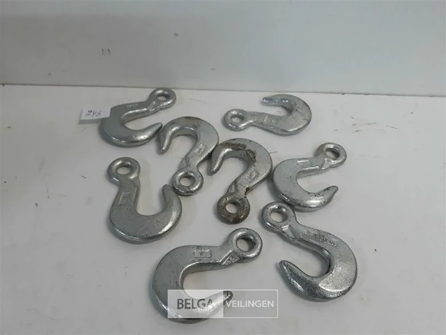 8 x hijshaken verzinkt 500 kg - afbeelding 1 van  3