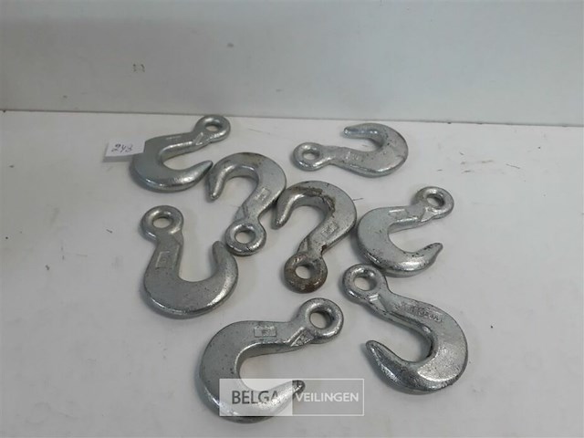 8 x hijshaken verzinkt 500 kg - afbeelding 2 van  3