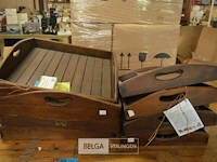 8 x houten dienbladen div maten - afbeelding 1 van  3