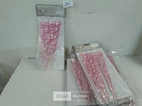 8 x ijspegel 4 stuks roze 18 cm - afbeelding 1 van  3