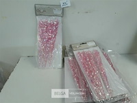 8 x ijspegel 4 stuks roze 18 cm - afbeelding 2 van  3