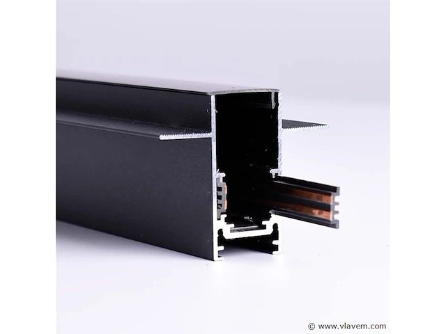 8 x inbouw magnetische rail 20mm 48v - 3 meter - afbeelding 2 van  5