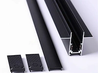 8 x inbouw magnetische rail 20mm 48v - 3 meter - afbeelding 4 van  6