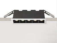 8 x intec sinkro 5 lichts mini grid armatuur - afbeelding 1 van  11