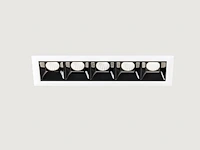 8 x intec sinkro 5 lichts mini grid armatuur - afbeelding 7 van  11
