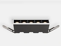 8 x intec sinkro 5 lichts mini grid armatuur - afbeelding 7 van  11