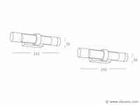 8 x inteq vega aqualight spiegel armatuur - afbeelding 3 van  6