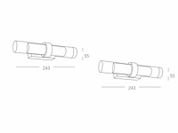 8 x inteq vega aqualight spiegel armatuur - afbeelding 3 van  6