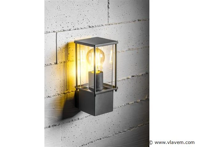 8 x keni wand lamp dimbaar zwart - afbeelding 4 van  5