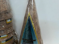 8 x kerstkegel 50 cm met 20 lampen goud - afbeelding 3 van  3