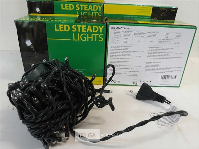 8 x kerstlampen 120 l led warm wit - afbeelding 3 van  3