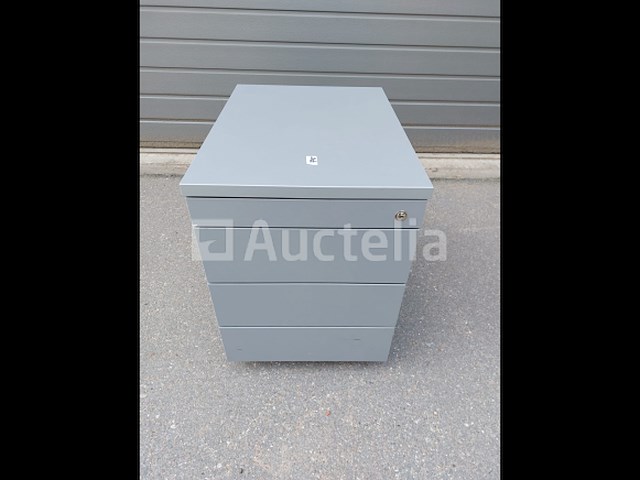 8 x ladeblokken hout grijs topblad - afbeelding 1 van  5