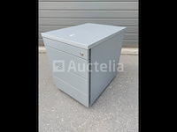 8 x ladeblokken hout grijs topblad - afbeelding 2 van  5