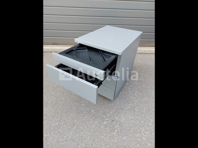 8 x ladeblokken hout grijs topblad - afbeelding 4 van  5