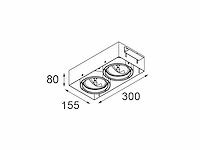 8 x ledc4 duo grid in trimless armatuur - afbeelding 8 van  9