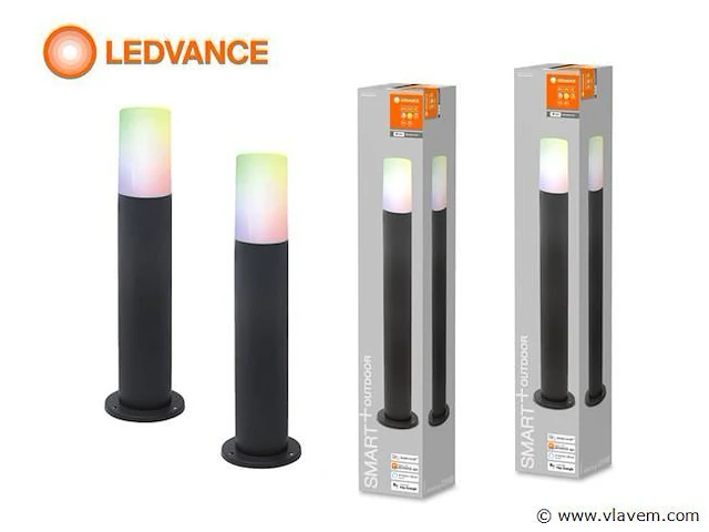 8 x ledvance smart + wifi tuinpaal, rgb+w / ip44 - afbeelding 1 van  7