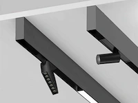8 x magnetische rail in opbouw 20mm 48v - 3 meter - afbeelding 5 van  6