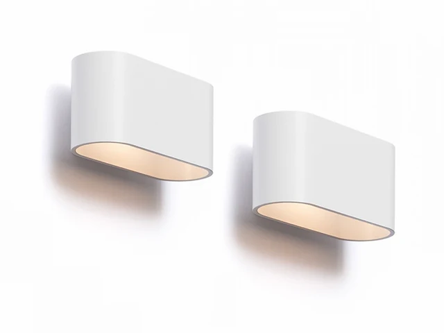 8 x maka wand lamp wit - afbeelding 1 van  9