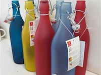 8 x melkfles 1 l met klipsluiting - afbeelding 2 van  2