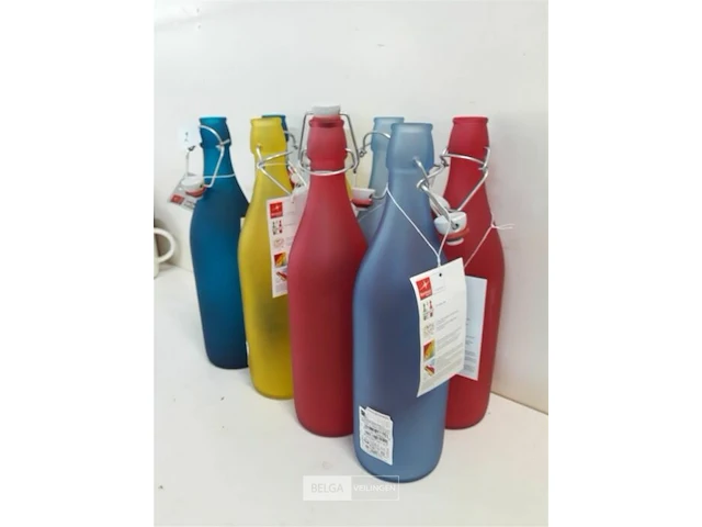 8 x melkfles 1 l met klipsluiting - afbeelding 3 van  3
