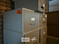 8 x metalen dossierkast met 2 lades - afbeelding 2 van  4