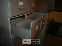 8 x metalen dossierkast met 2 lades - afbeelding 4 van  4